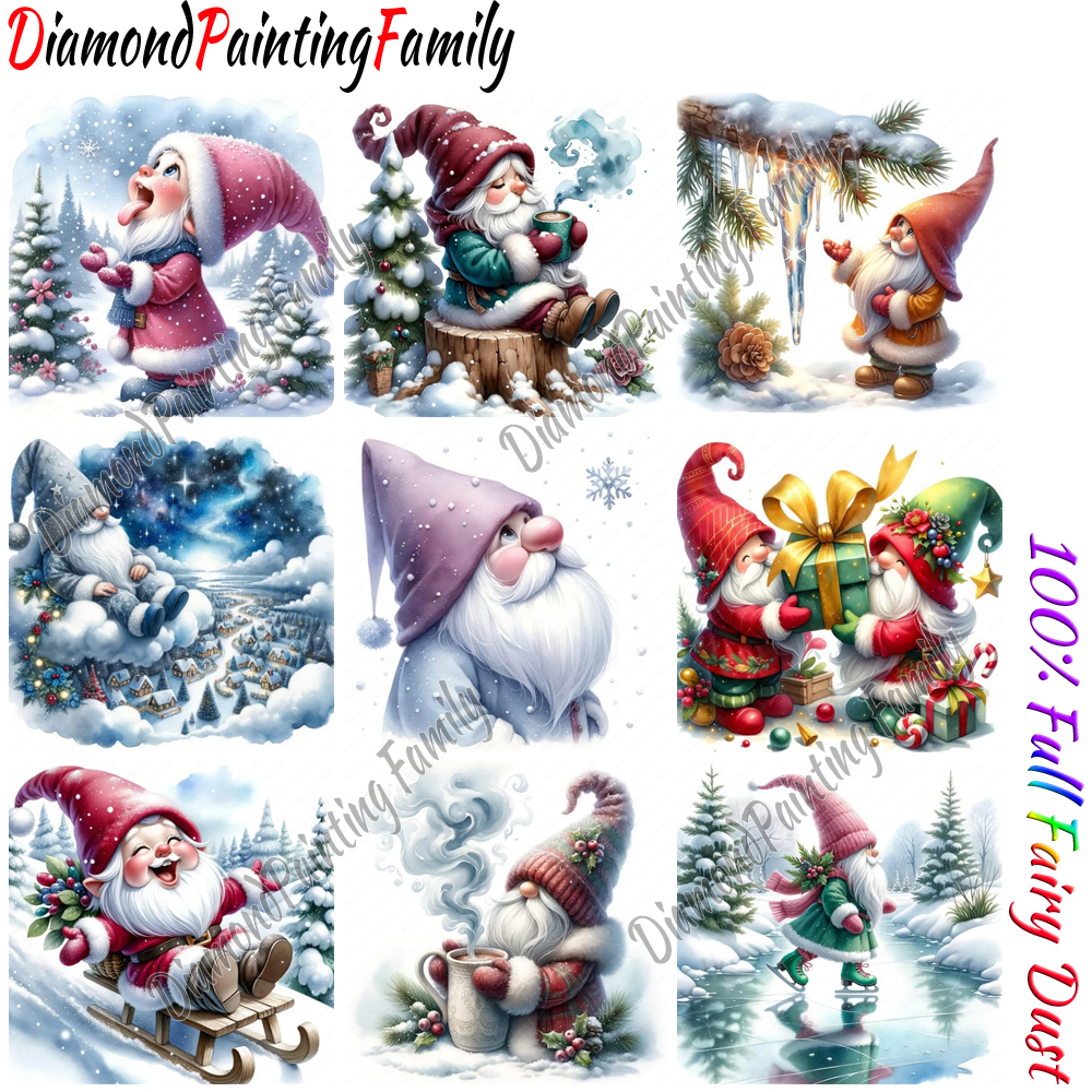 Resin Art Kits - Diamond Painting Family Christmas Father Full