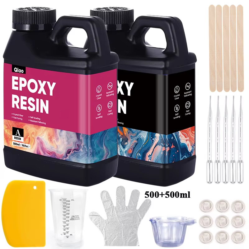 Resin Art Easy - 500ml 1000ml Easy Mixing Epoxy Resin