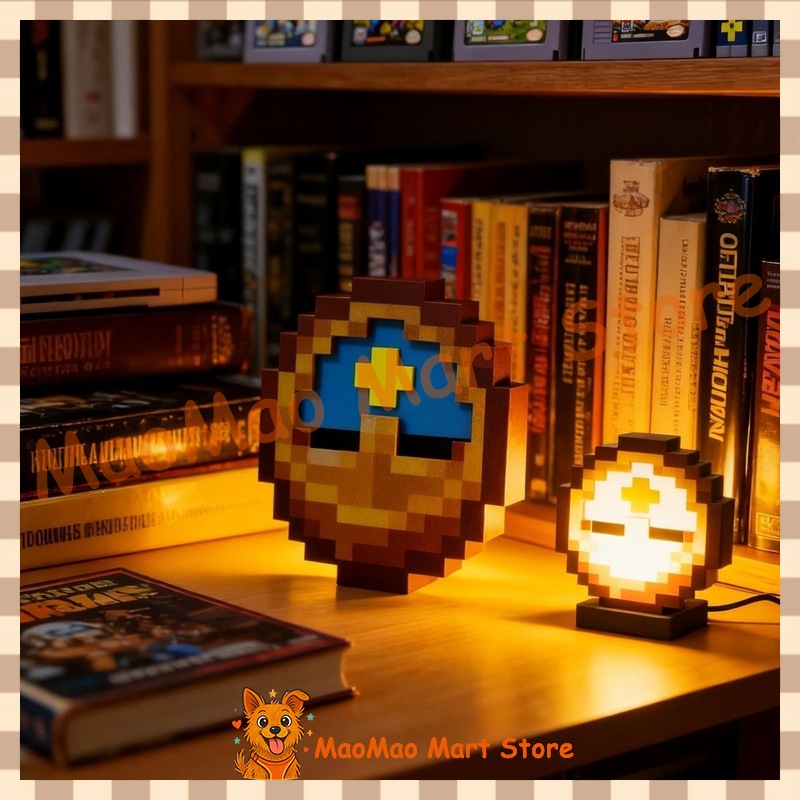 Resin Art Clock - Chic Retro Pixel Art Style Sun