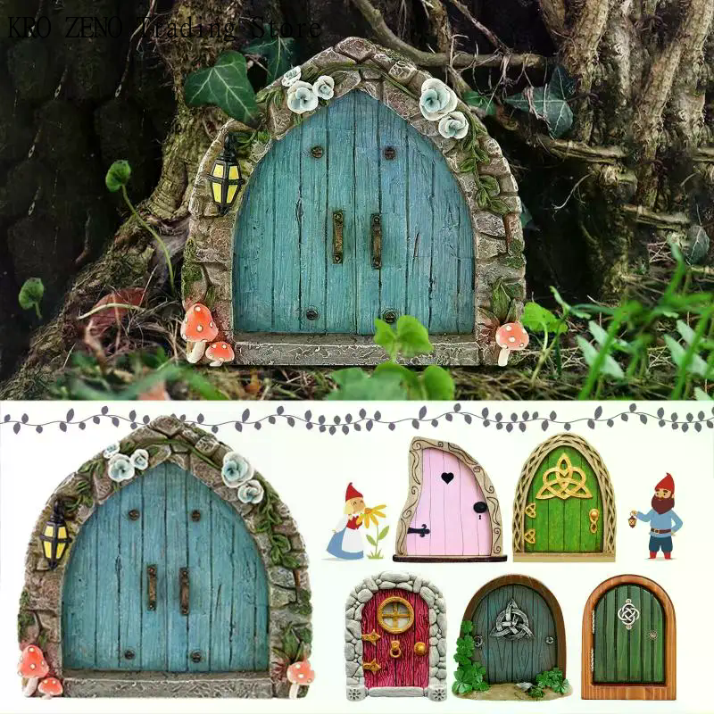 Resin Art And Wood - 🔝Elf Fairy Door Miniature Garden House