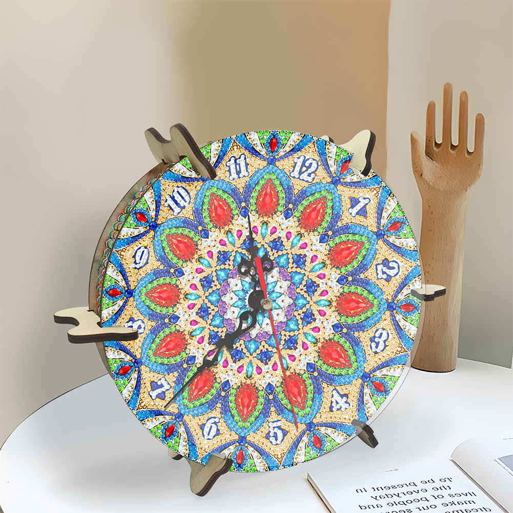 Resin Art Clock - Mandala Special Shape 5D Diamond Painting