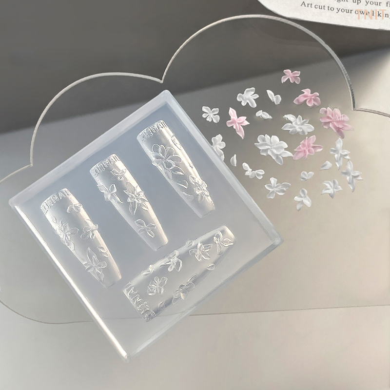 Resin Art Template - [J] 3D Flowers Nail Mold DIY