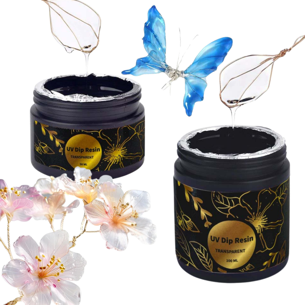 Resin Art Uv - UV DIP Resin Glue Set 50/100ml