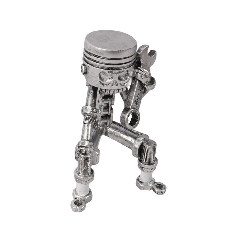 Resin Art Easy - AC76-Handmade Piston Man Skull Face Art