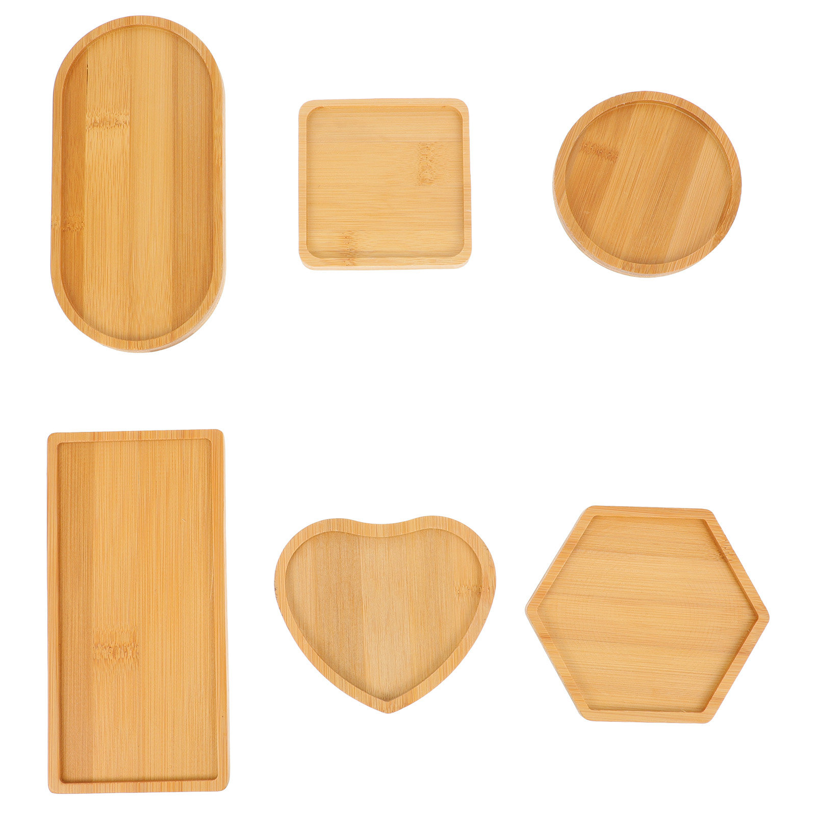 Resin Art And Wood - 6Pcs Wooden Tray DIY Mold for