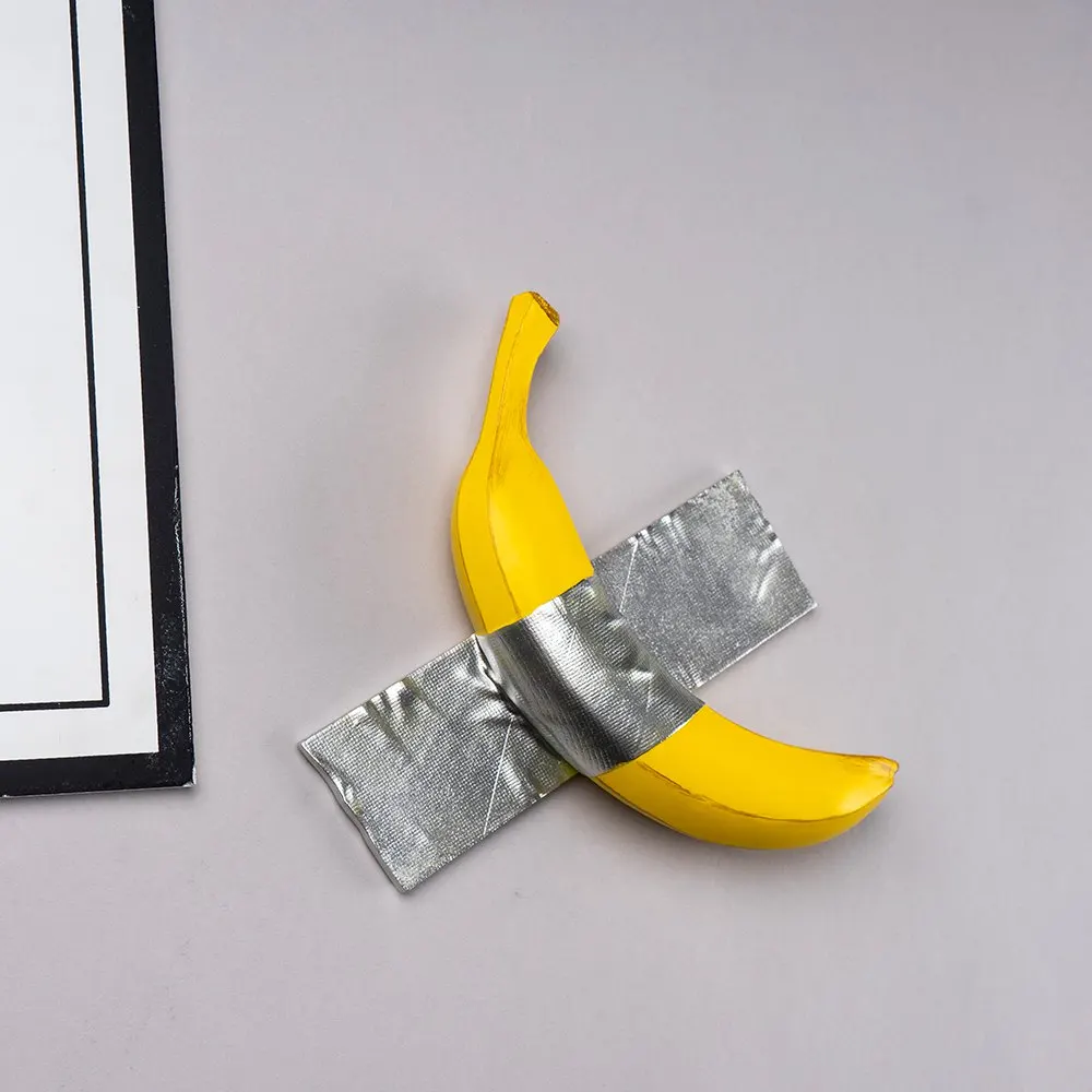 Resin Art Kitchen - Resin Tape Banana Sculpture Wall Decoration