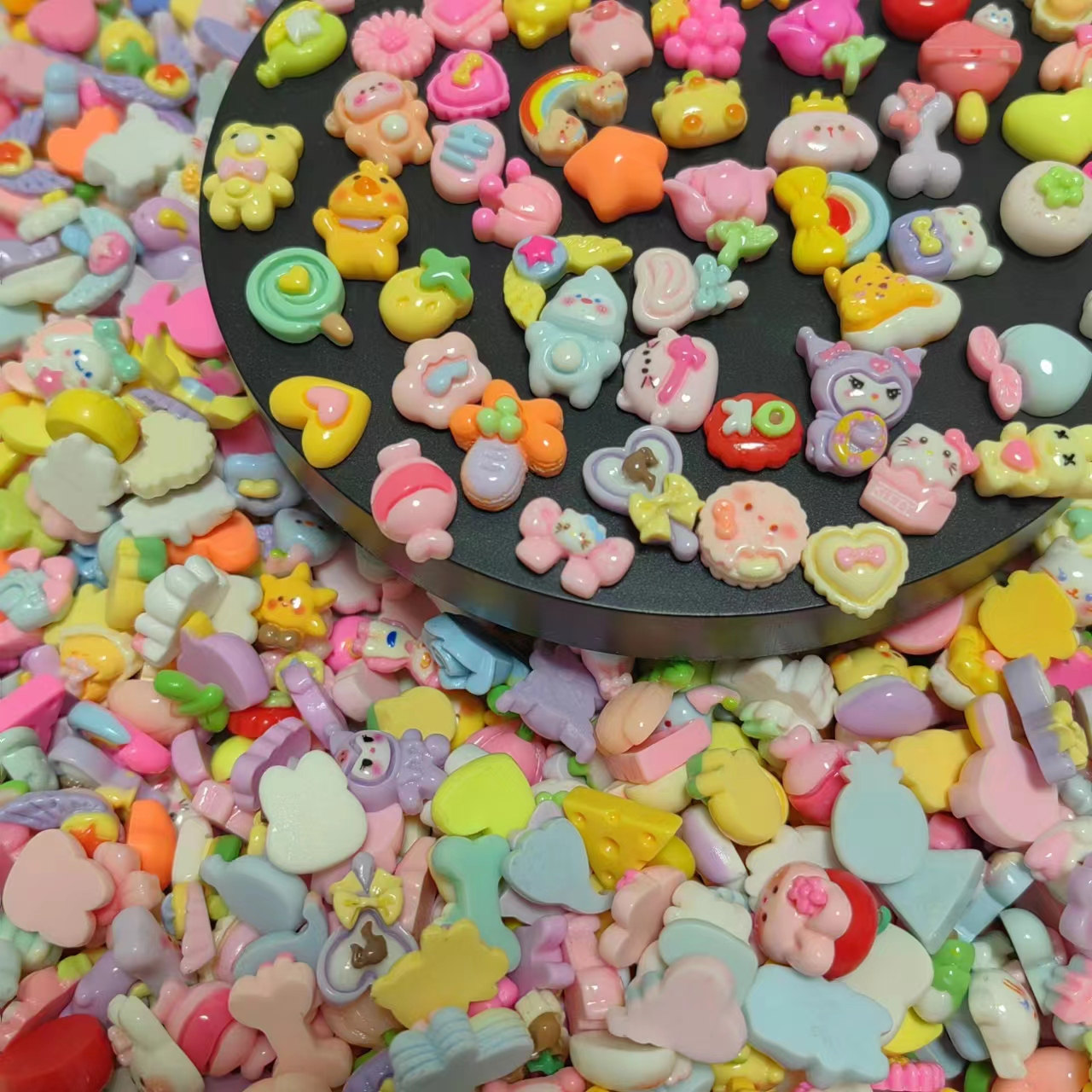 Resin Art Ring - 30/60Pcs Cute Resin Sweet Candy Animals