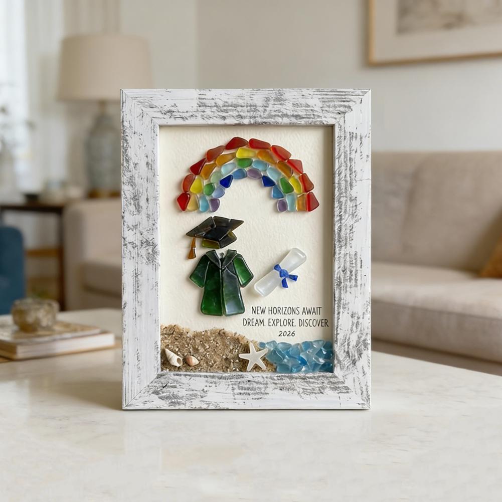 Resin Art Class - Coastal Graduation Wall Hanging Handmade Sea