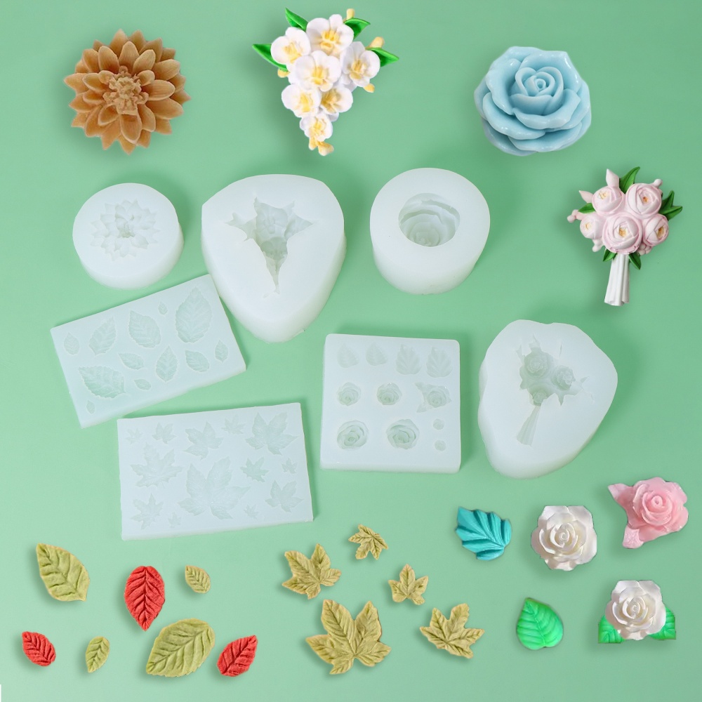 Resin Art Rose Petals - Rose Petal Silicone Soap Mold Exquisite