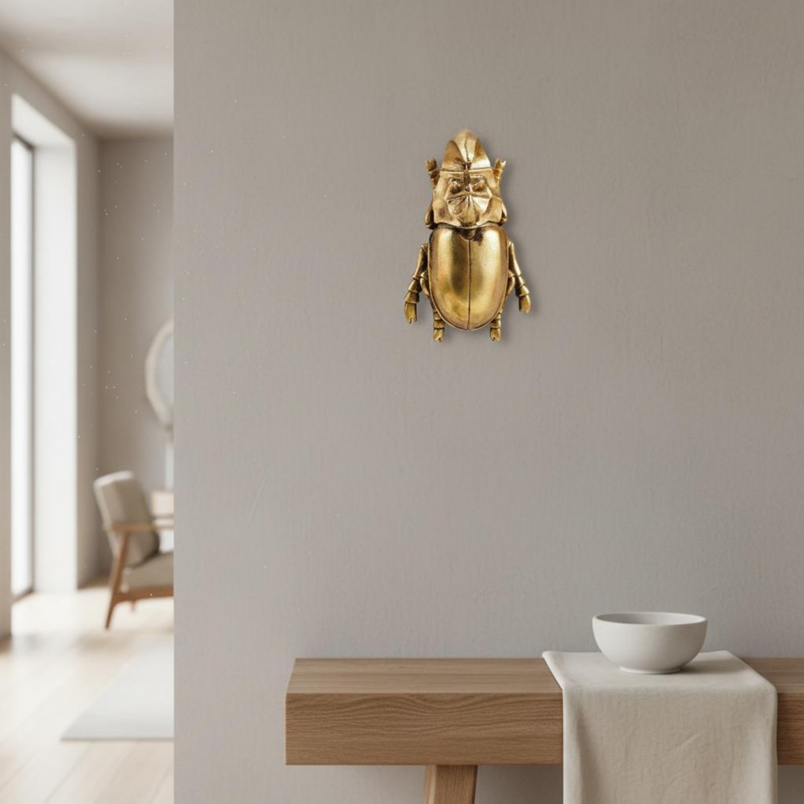 Resin Art Easy - Rhinoceros Beetle Wall Hanging Easy to