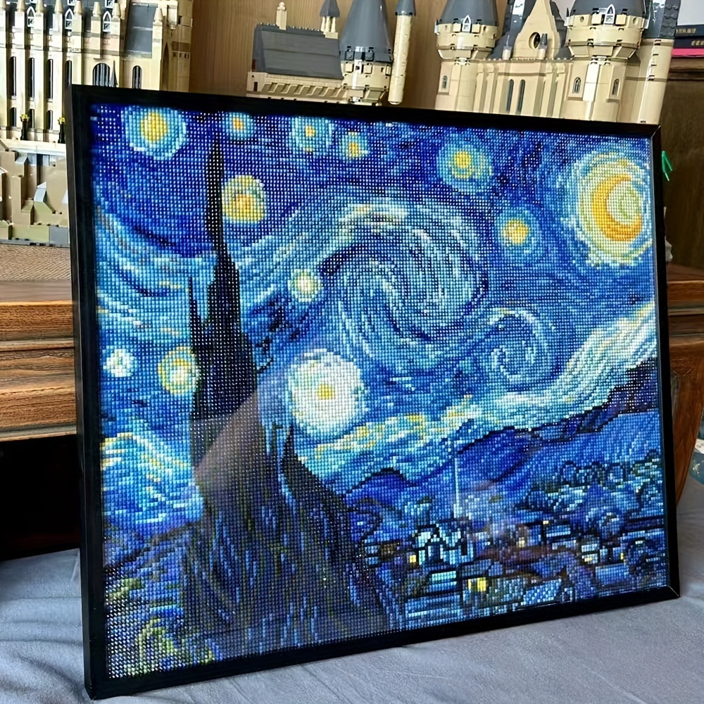Resin Art Kits For Adults - 1PC frameless Van Gogh Starry Night