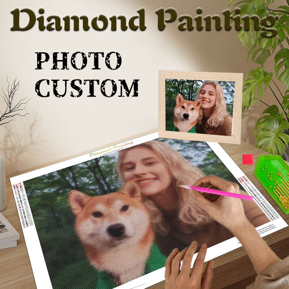 Resin Art For Wedding Gift - PhotoCustom Diamond Painting Create Wall Art