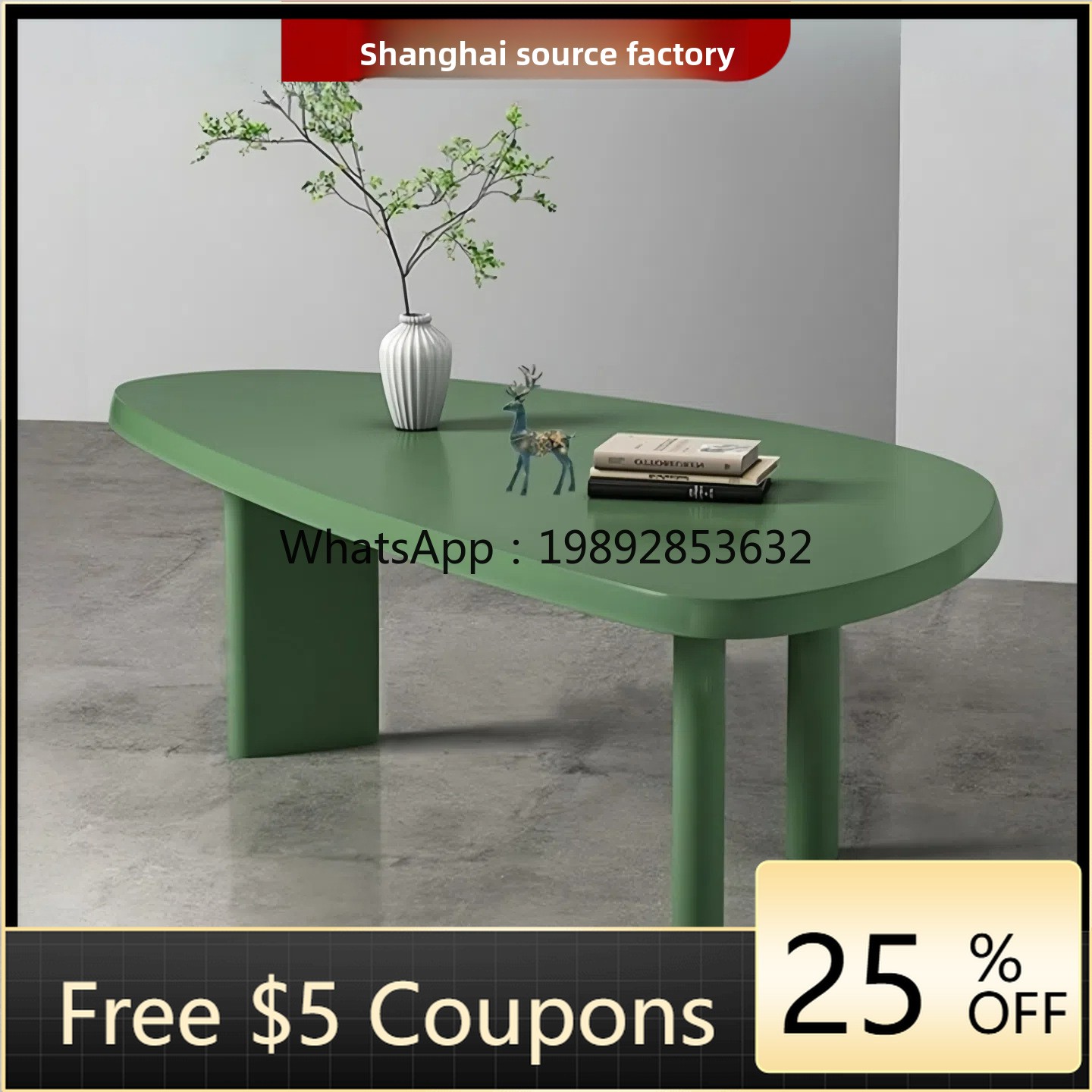 Resin Art Dining Table - LYY Italian Minimalist Lacquered Dining Table