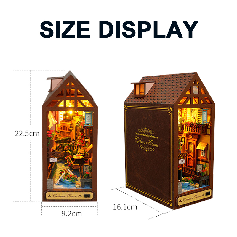 Resin Art And Wood - DIY Wooden Book Nook Retro Colmar