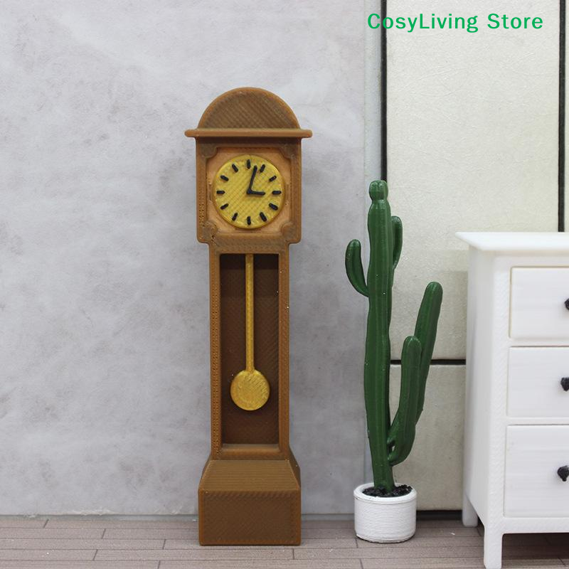 Resin Art Clock - Mini Retro Standing Clock Desktop Decoration