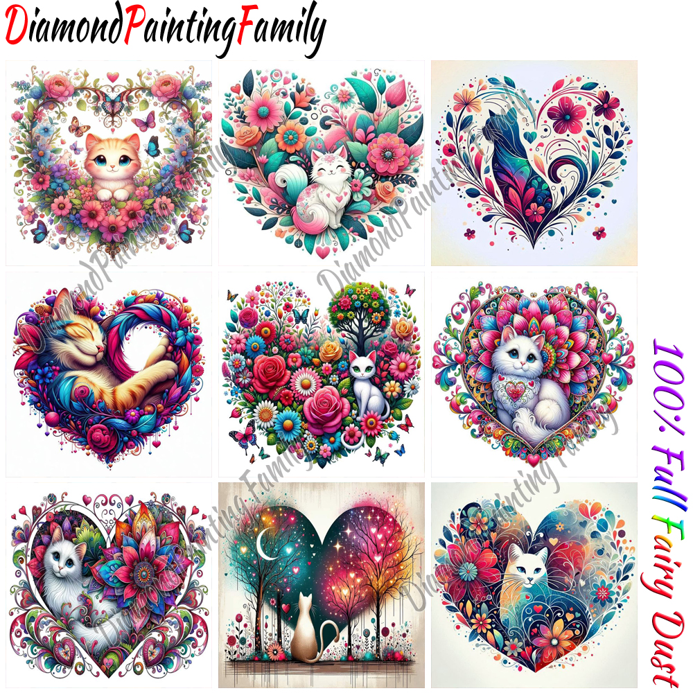 Resin Art Kits - Diamond Painting Family Full Fairy Dust