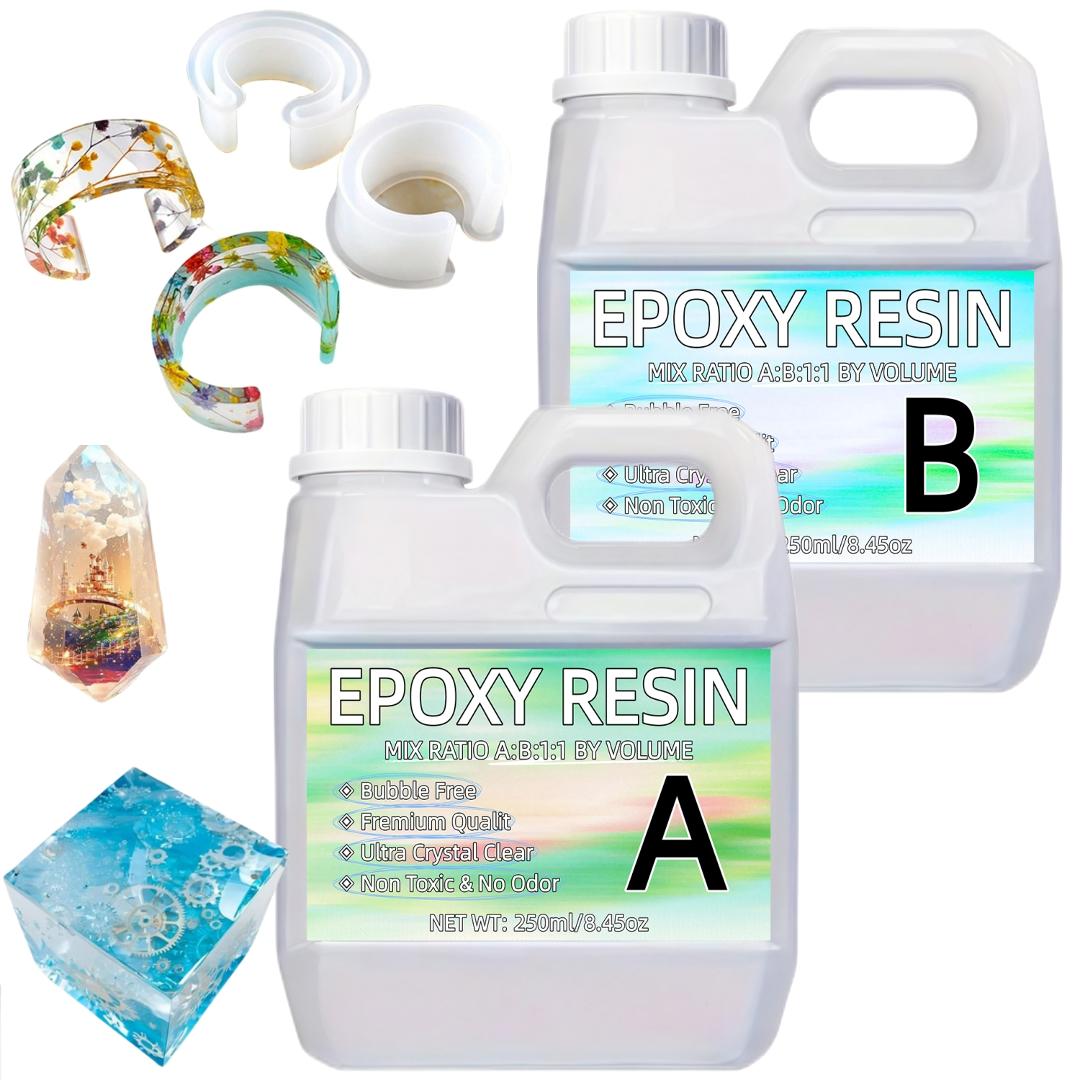 Resin Art Epoxy - 16.9oz Clear Epoxy Resin Kit Casting