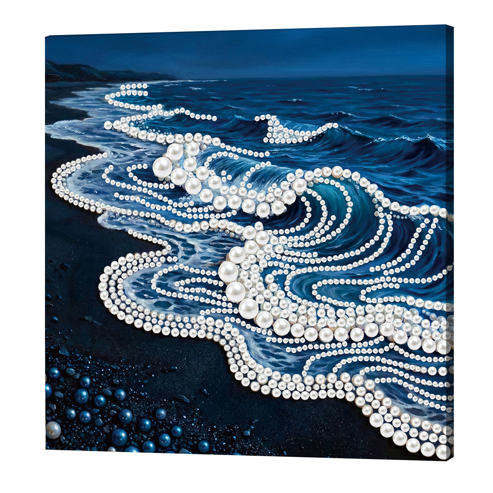 Resin Art Kits For Adults - Waves DIY Pearl Painting Kit with