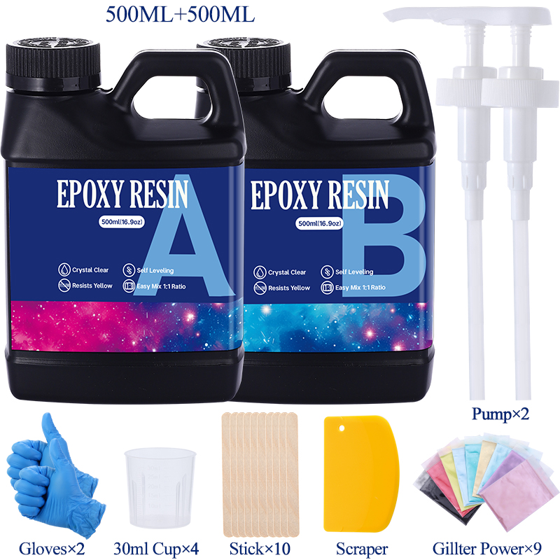 Resin Art And Wood - Fast Curing 1:1 Crystal Clear Epoxy