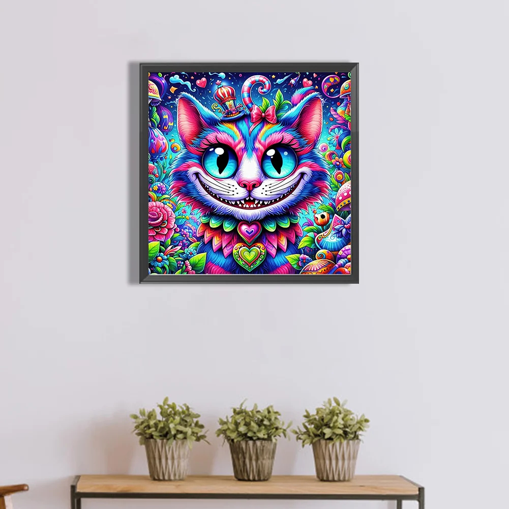 Resin Art Kits - Diamond Painting Family Color Laugh Cat