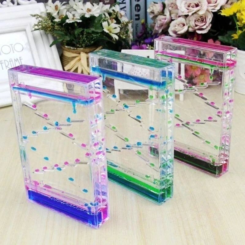 Resin Art Clock - Color Two-color Hourglass Timer Mixed Slide