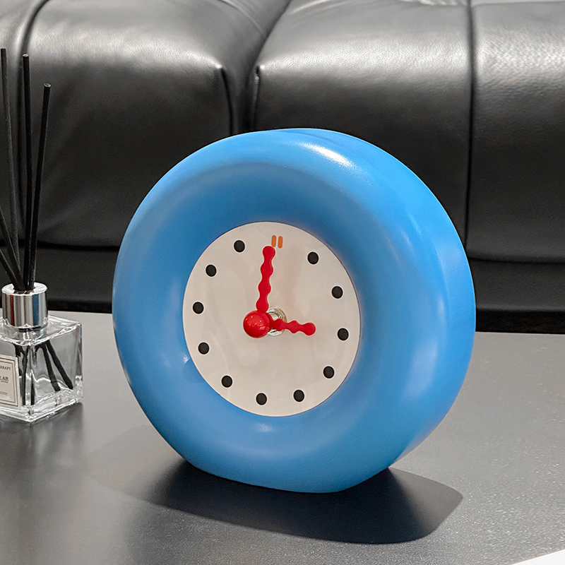 Resin Art Clock - Modern Art Dopamine Clock Ornament Home