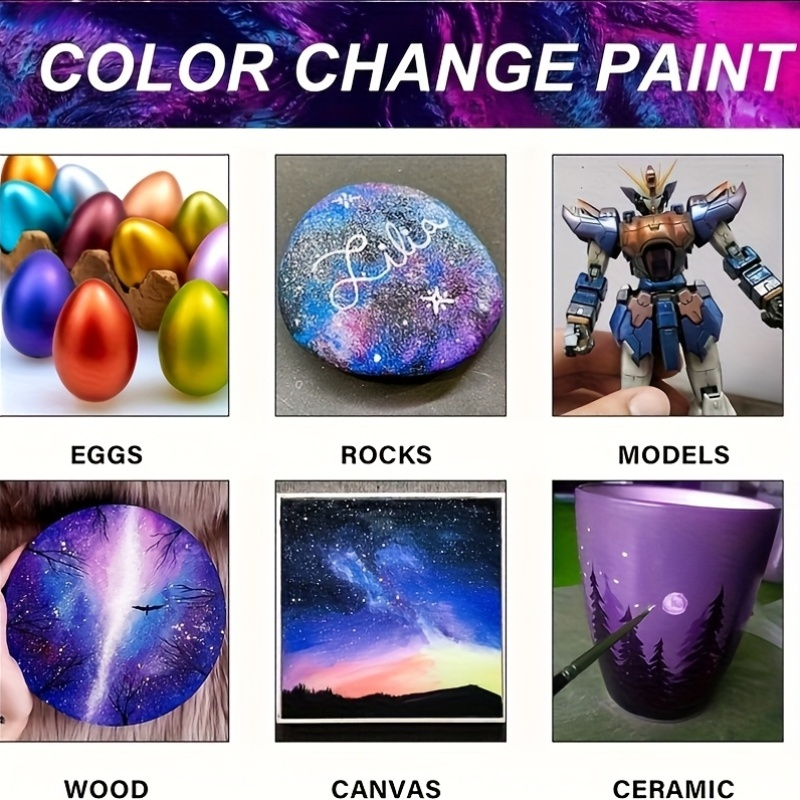 Acrylic Paint Set 6 Colors 50m – обзор и цена Resin Art And Wood
