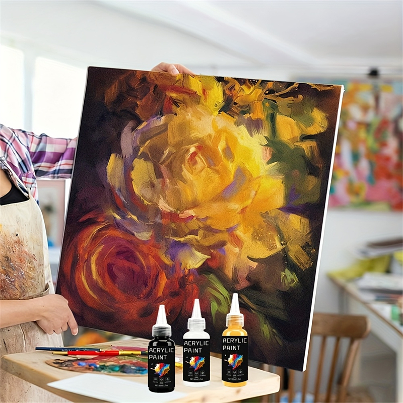 Acrylic Paint Set 6 Colors 50m – обзор и цена Resin Art And Wood