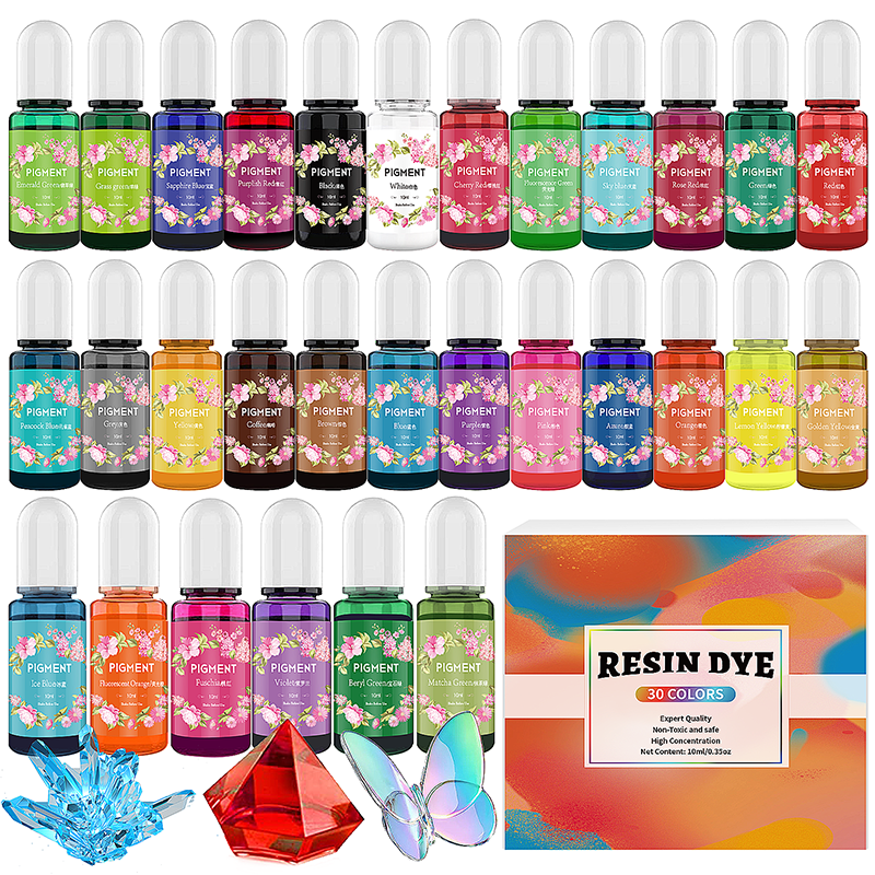 Epoxy Resin Pigment Kits Candl – обзор и цена Resin Art Uv