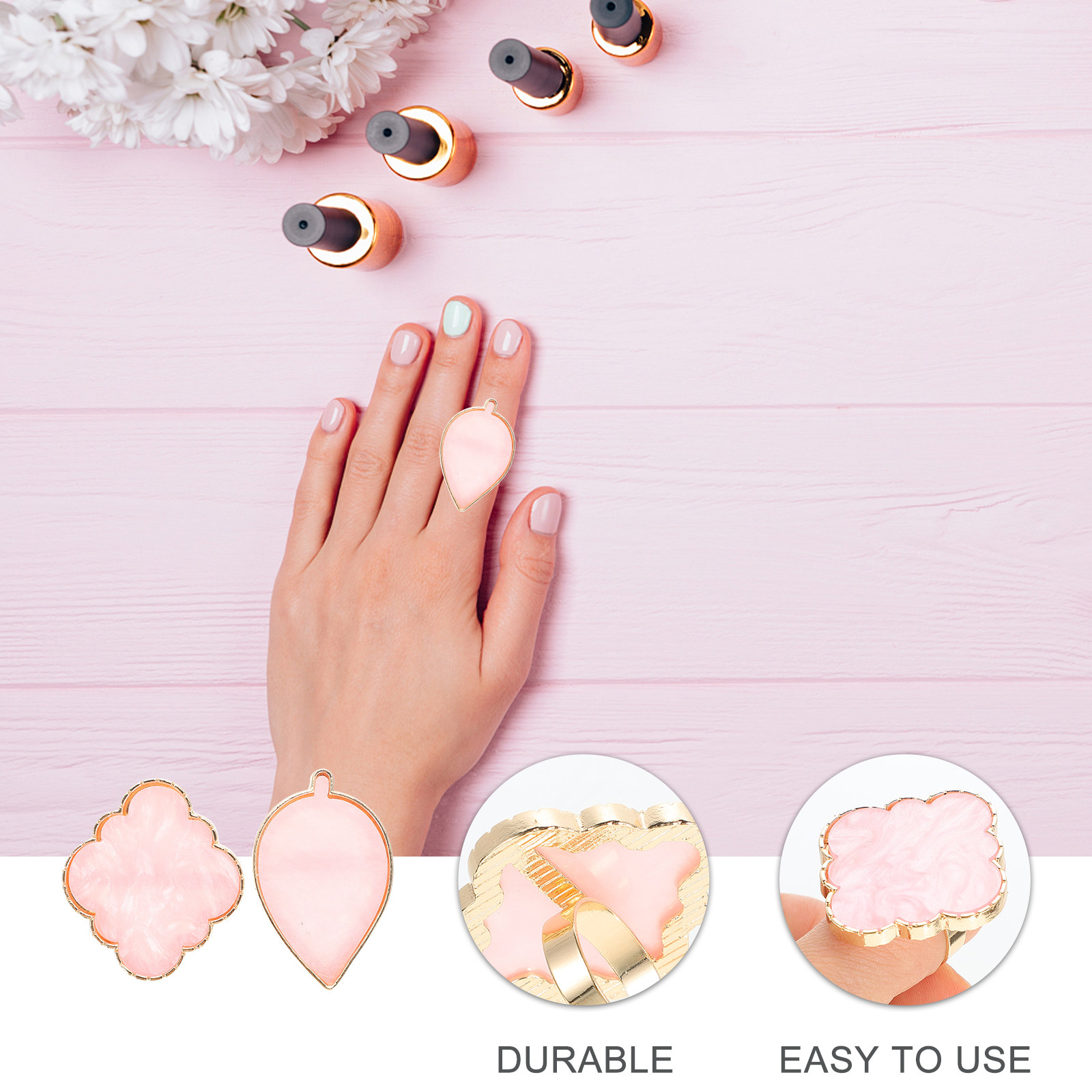 20Pcs Resin Nail Polish Mixing – обзор и цена Resin Art Ring