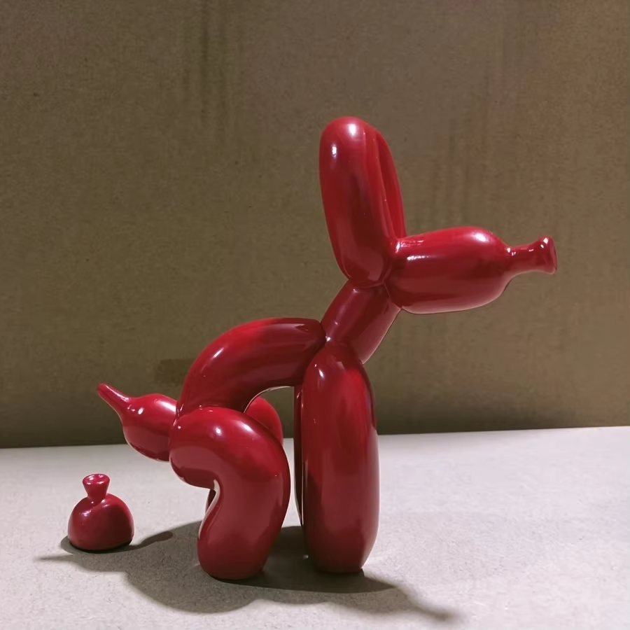 Modern Art Squat Balloon Dog A – обзор и цена Resin Art And Wood
