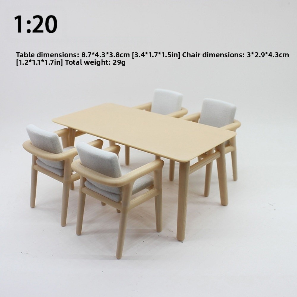 New Multistyles Miniature Furn – обзор и цена Resin Art Dining Table