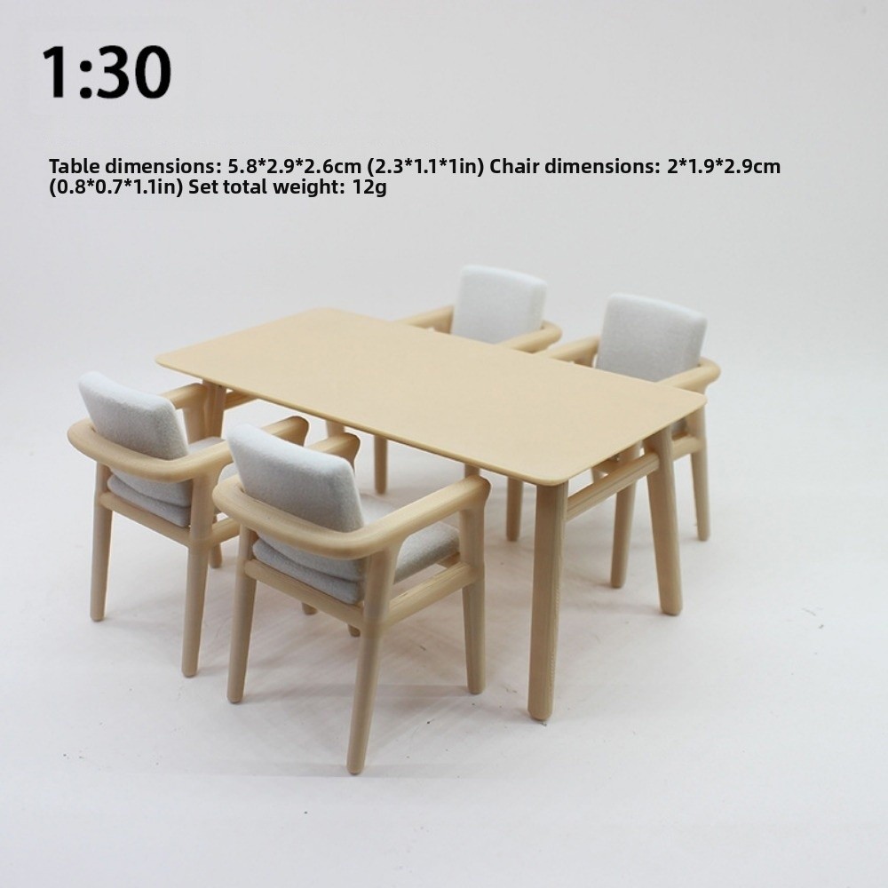 New Multistyles Miniature Furn – обзор и цена Resin Art Dining Table
