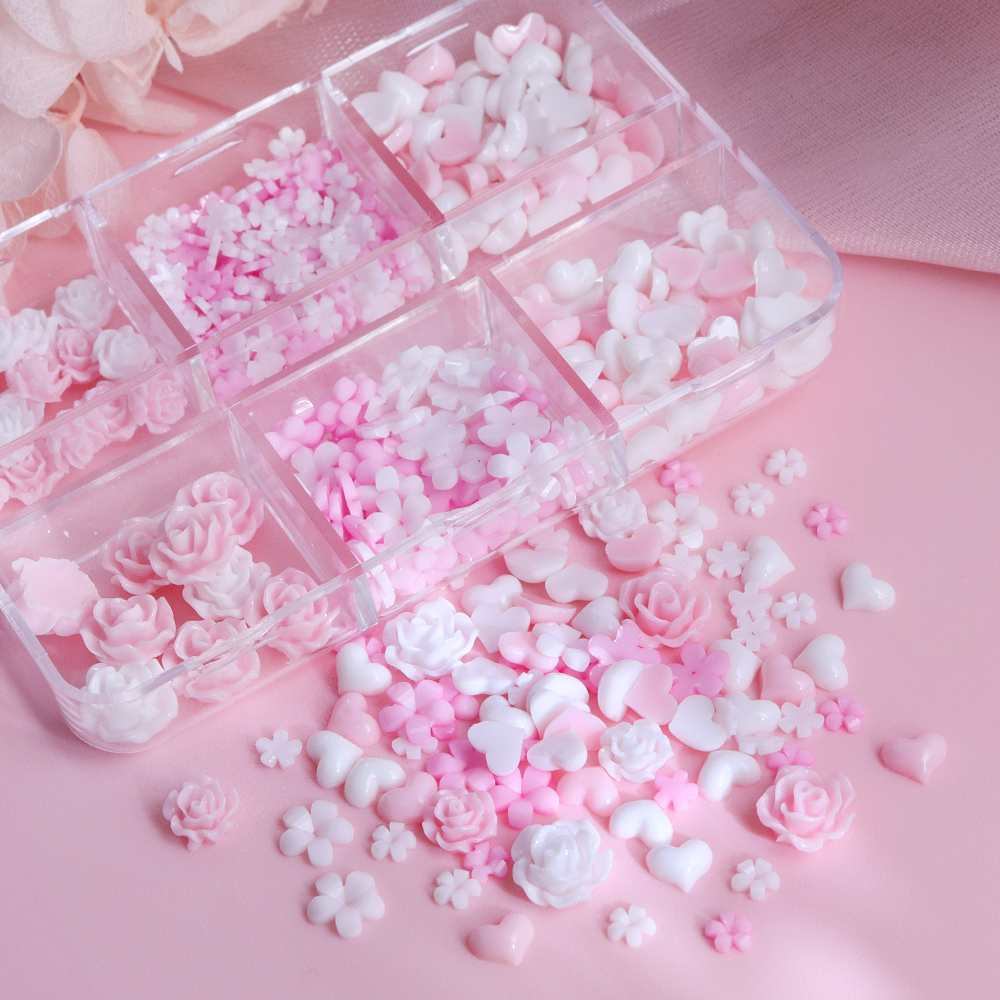 Pink White Rose Flowers Resin  – обзор и цена Resin Art Rose Petals