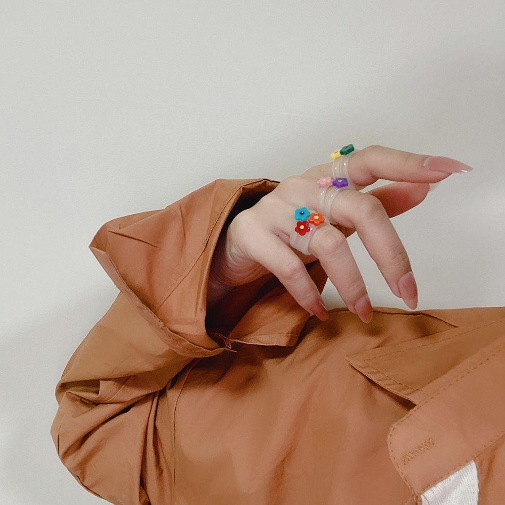 Transparent Sweet Korean Flowe – обзор и цена Resin Art Ring