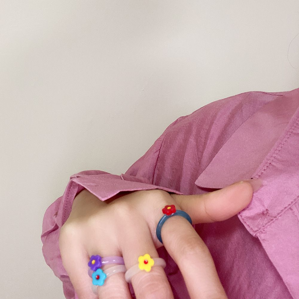 Transparent Sweet Korean Flowe – обзор и цена Resin Art Ring
