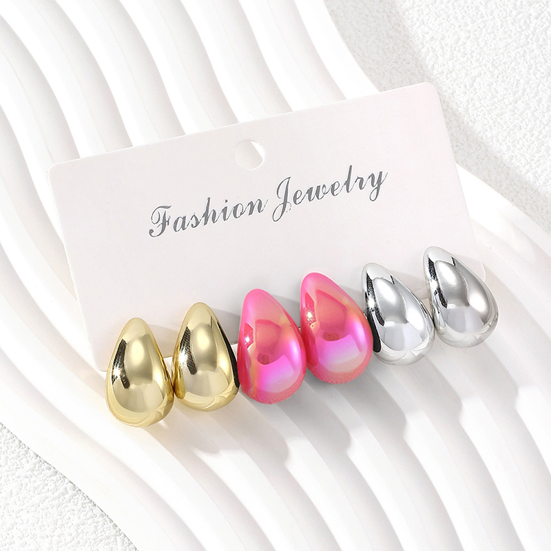 3 Pairs Fashion Resin Drop Ear – обзор и цена Resin Art Ring