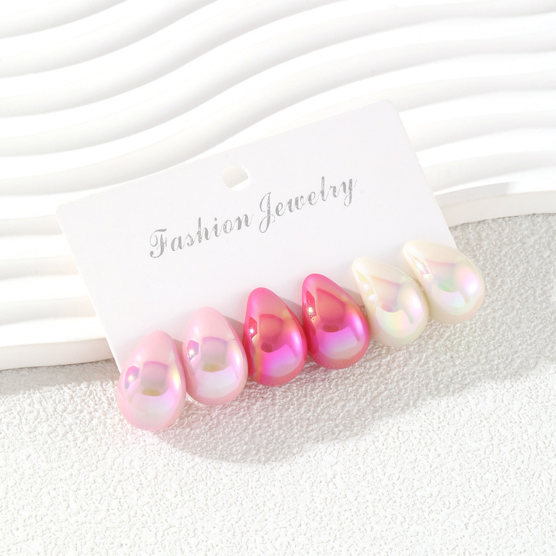 3 Pairs Fashion Resin Drop Ear – обзор и цена Resin Art Ring