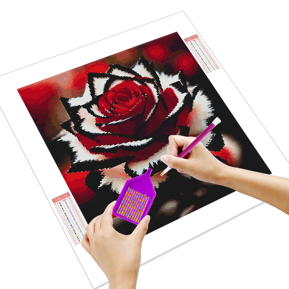 HUACAN 1pcs Diamond Painting R – обзор и цена Resin Art Rose Petals