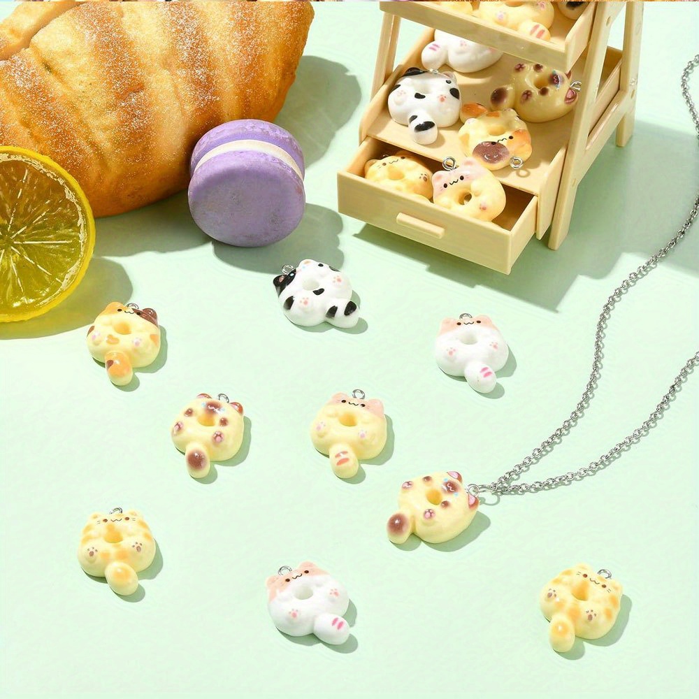 4/14/28pcs Multi-color Cat-sha – обзор и цена Resin Art Earrings