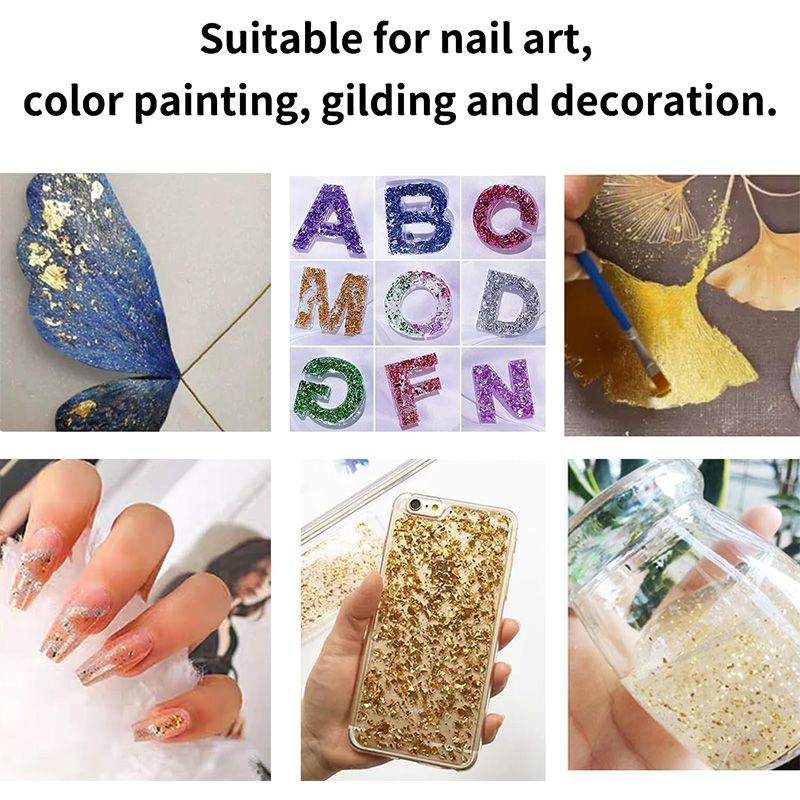 20 Pcs Gold Leaf Sheets: Versa – обзор и цена Resin Art For Wedding Gift