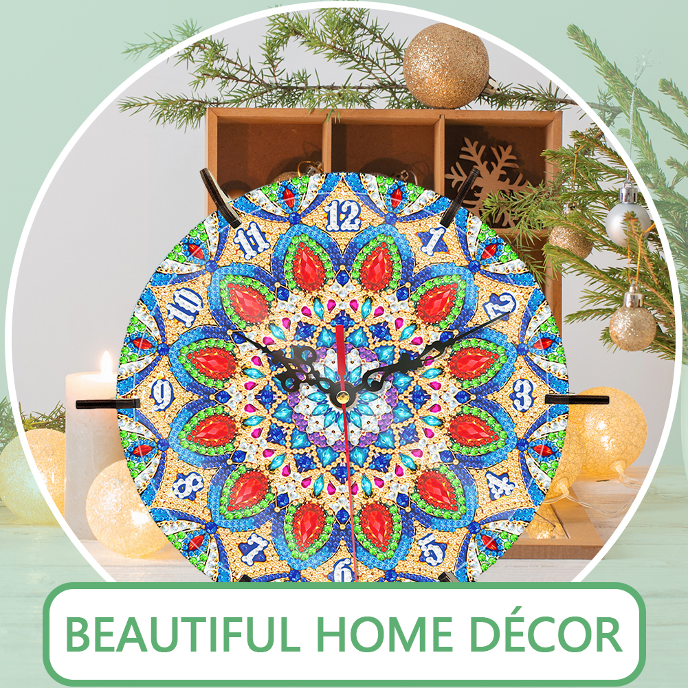 Mandala Special Shape 5D Diamo – обзор и цена Resin Art Clock