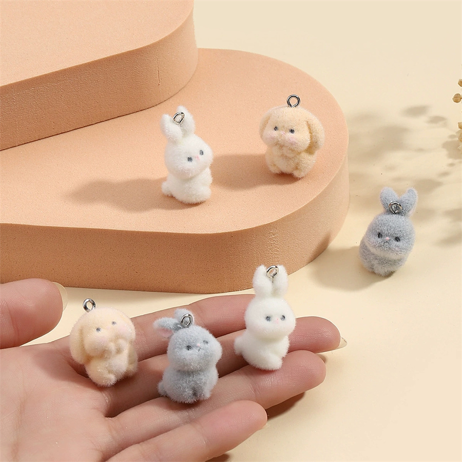 3PCS Plush resin three-dimensi – обзор и цена Resin Art Earrings