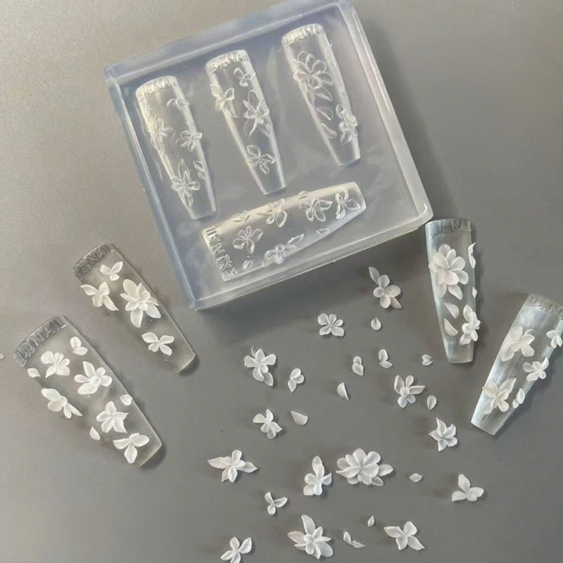 [J] 3D Flowers Nail Mold DIY S – обзор и цена Resin Art Template