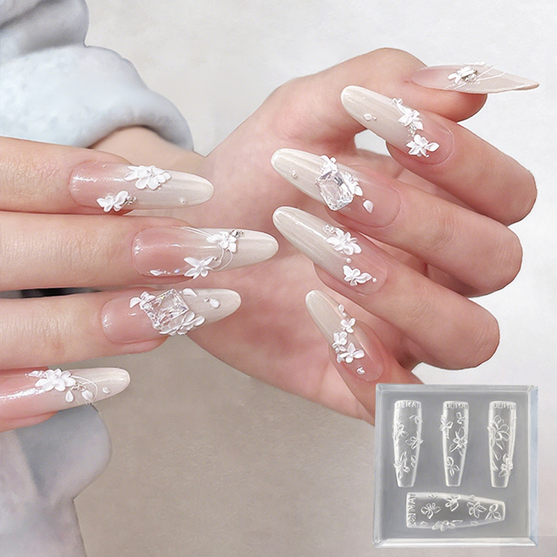 [J] 3D Flowers Nail Mold DIY S – обзор и цена Resin Art Template