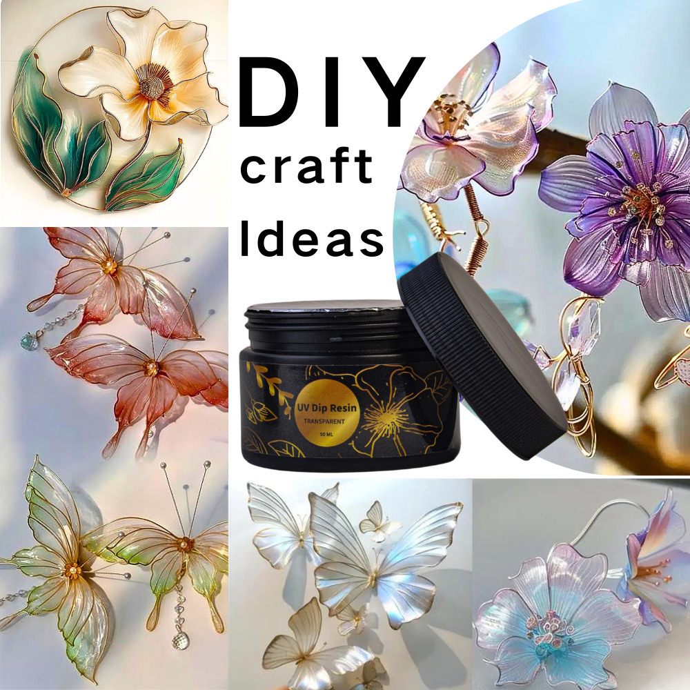 UV DIP Resin Glue Set 50/100ml – обзор и цена Resin Art Uv