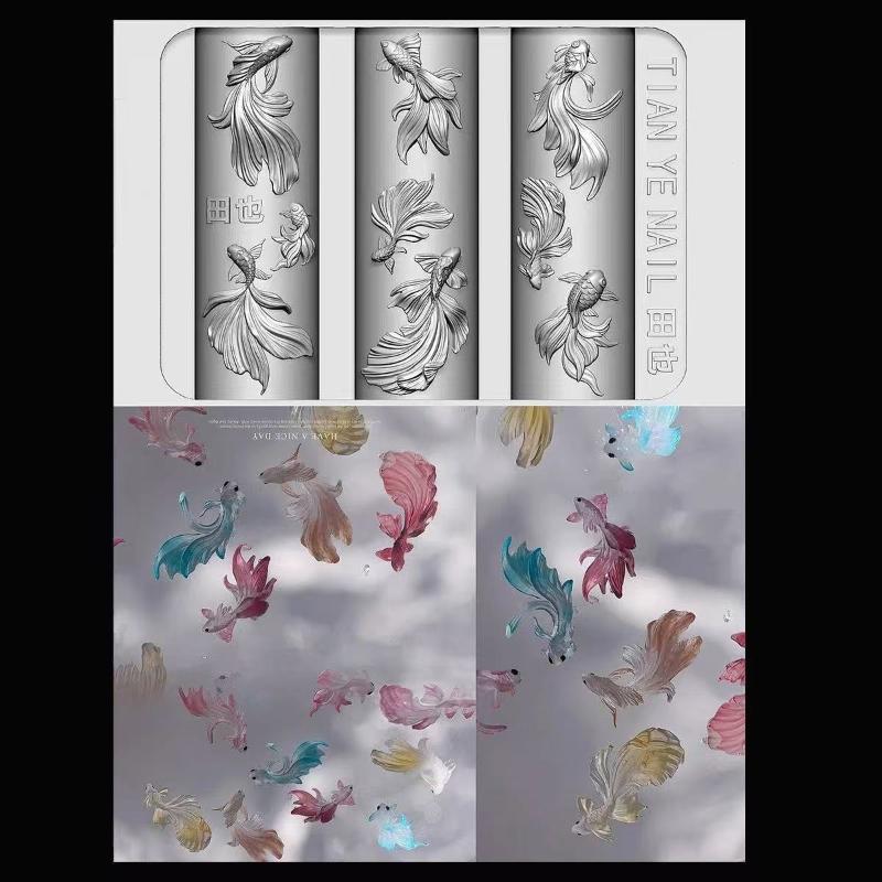 【xxx】Silicone Nail Ocean Merma – обзор и цена Resin Art Template