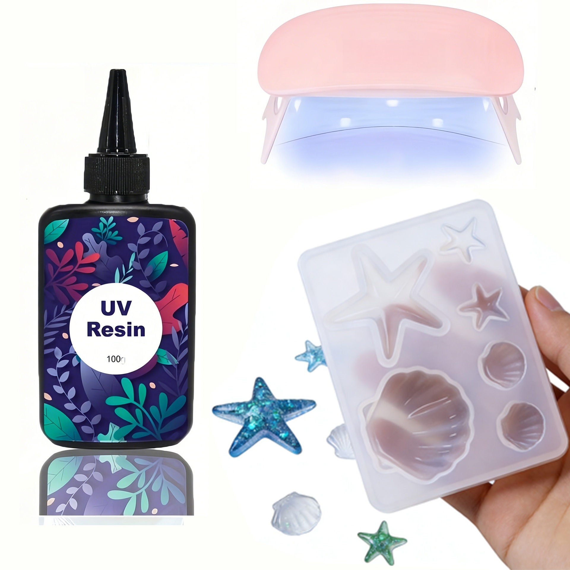 DIY Ocean Theme Crystal Epoxy  – обзор и цена Resin Art Epoxy