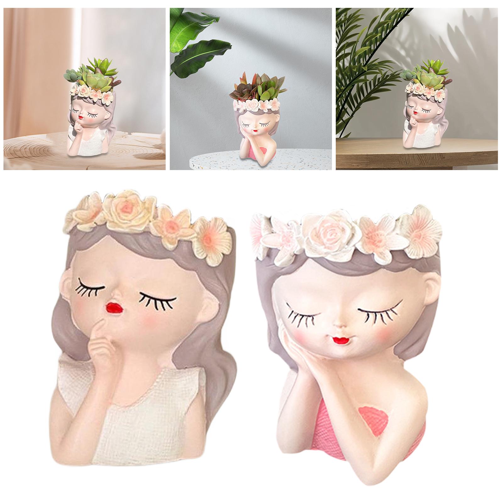 Fairy Head Flower Pot Photo Pr – обзор и цена Resin Art For Wedding Gift