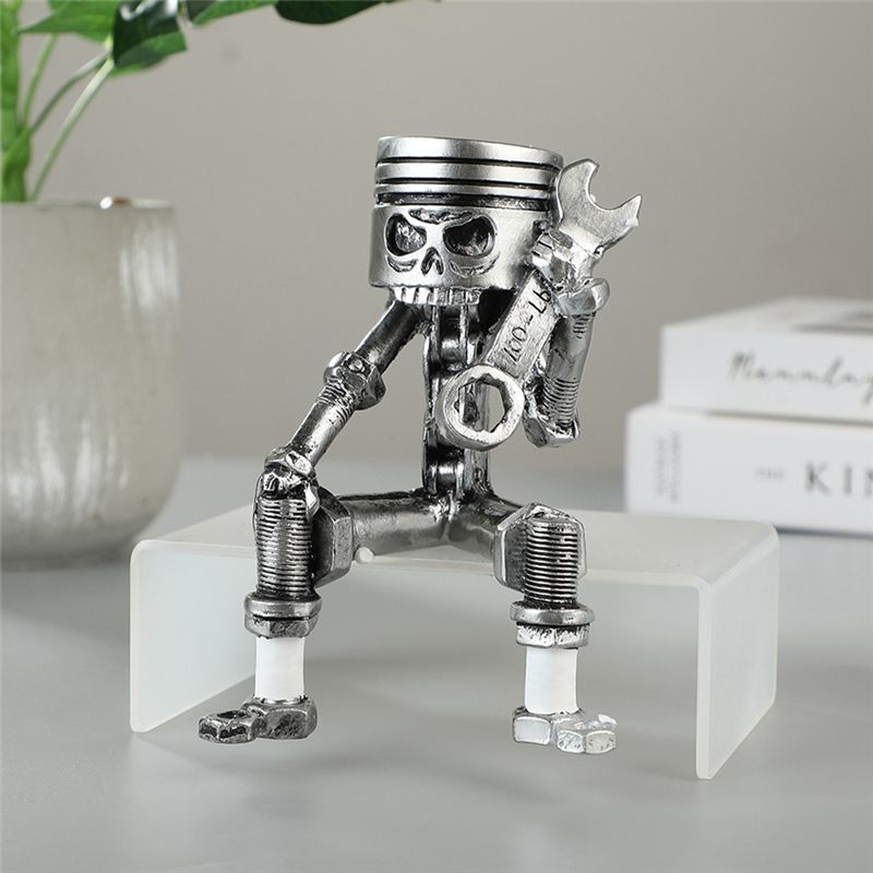 AC76-Handmade Piston Man Skull – обзор и цена Resin Art Easy